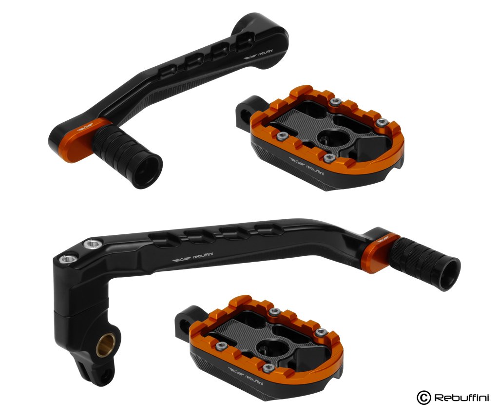 Complete set Wheelie levers and pegs for Harley Dyna 06-17