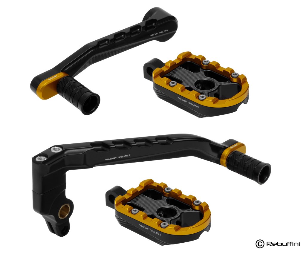 Complete set Wheelie levers and pegs for Harley Dyna 06-17